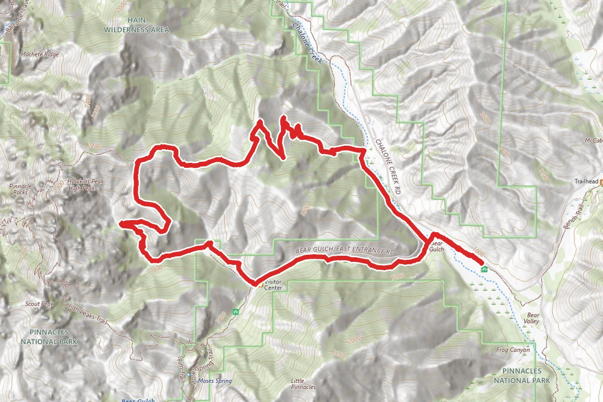 Condor Gulch Overlook Loop via Peaks View Area