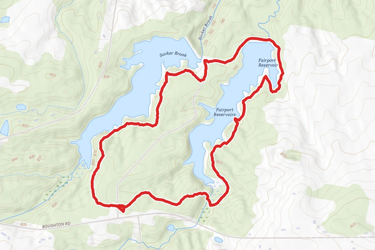 Inner Pond Trail and East Pond Trail Loop