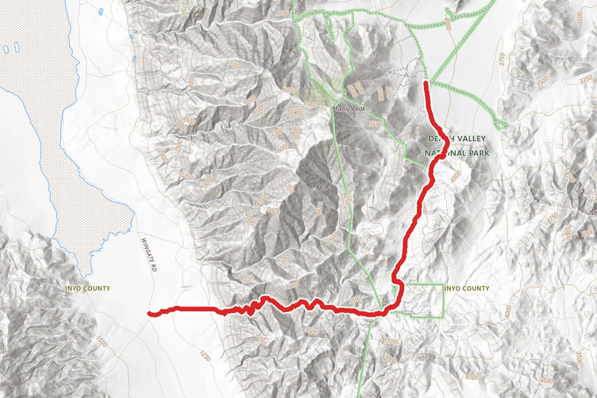 Goler Canyon OHV Road