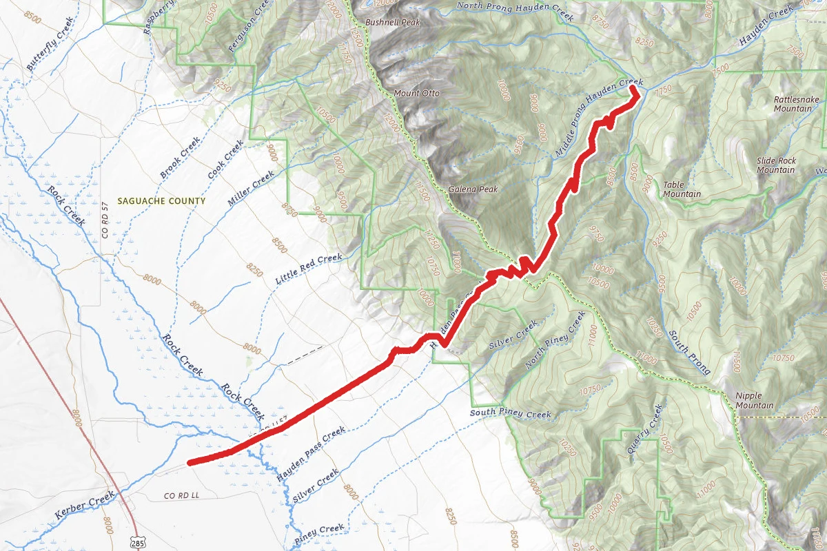 Hayden Pass OHV Trail