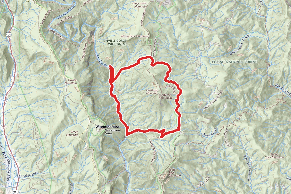 Devils Hole, Linville Gorge, Spence Ridge Trail
