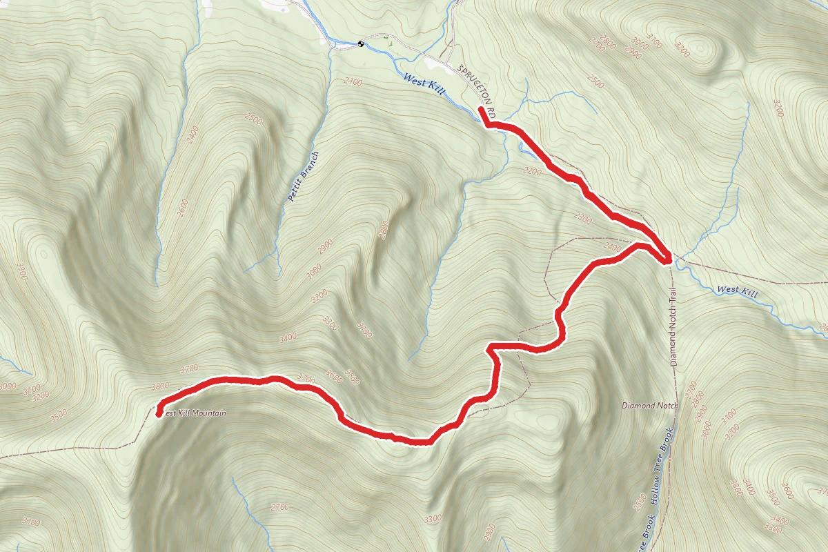 West Kill Mountain to Buck Ridge Lookout