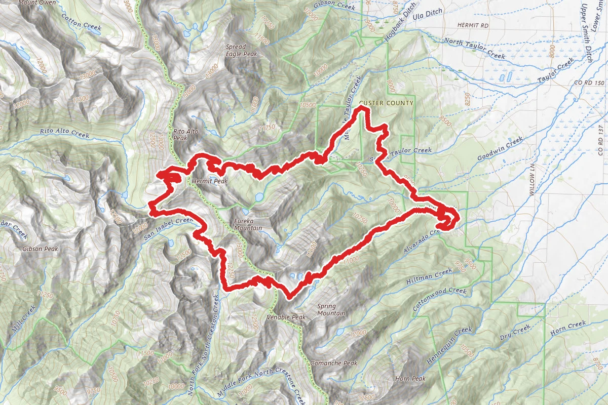 Rito Alto Four Pass Loop