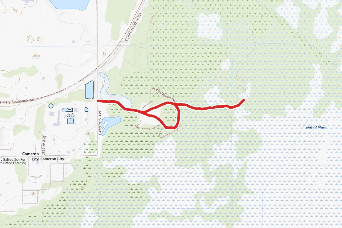 Lake Jesup Wilderness Area Loop Trail