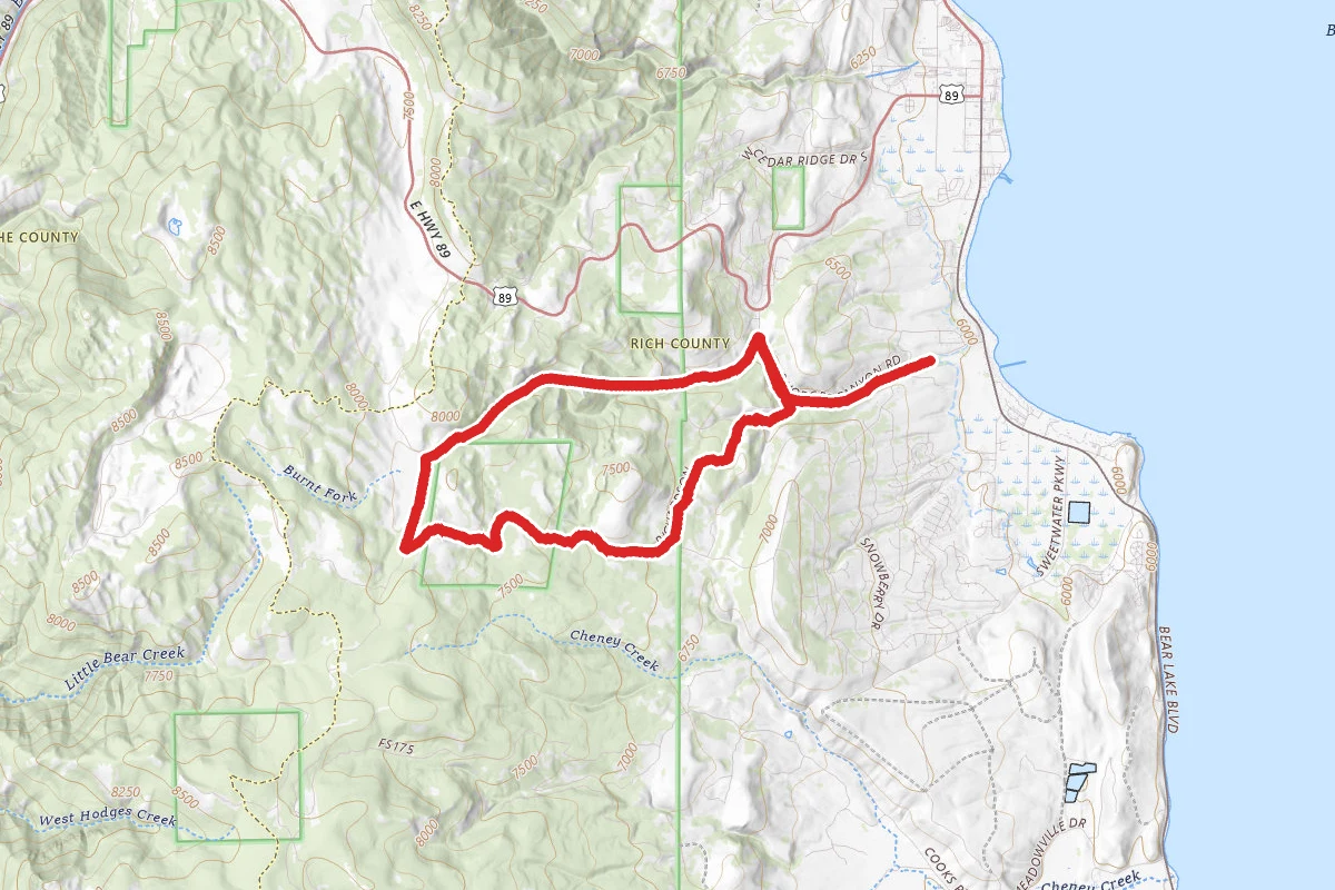 Hodges Canyon to Richardson Canyon Loop