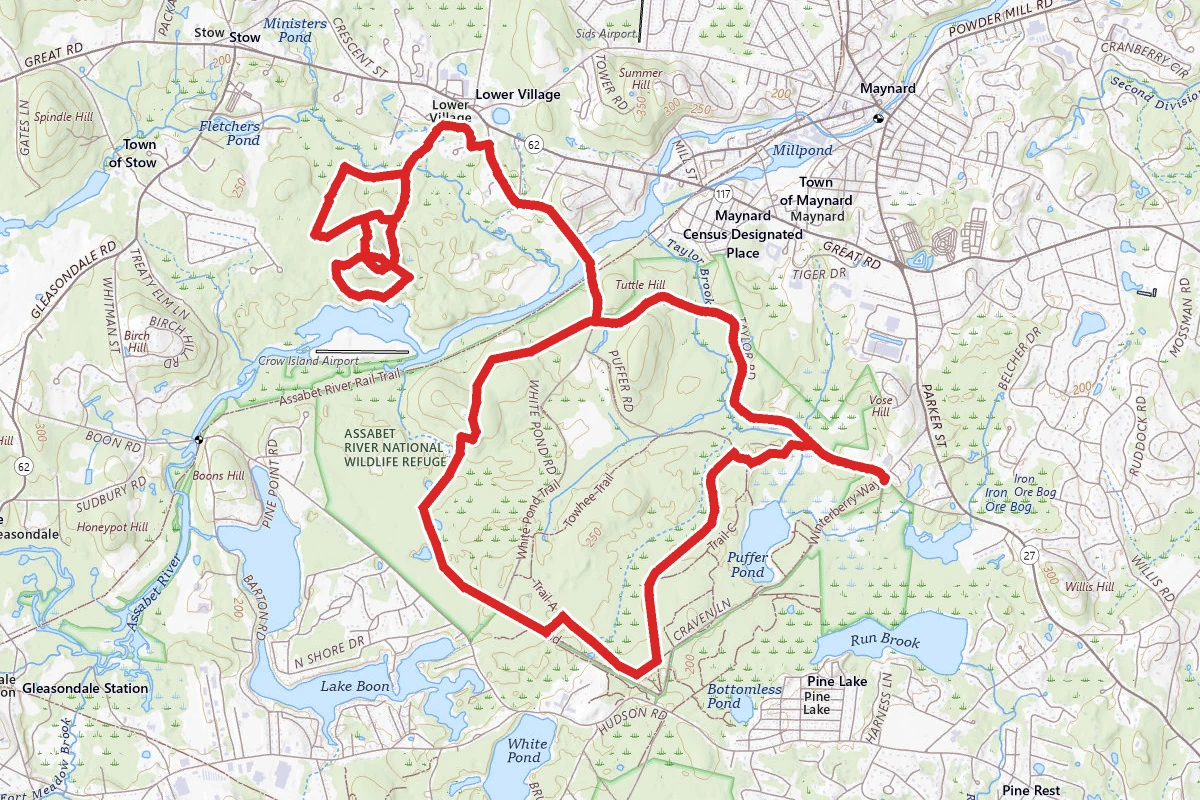 Assabet to Gardner Hill