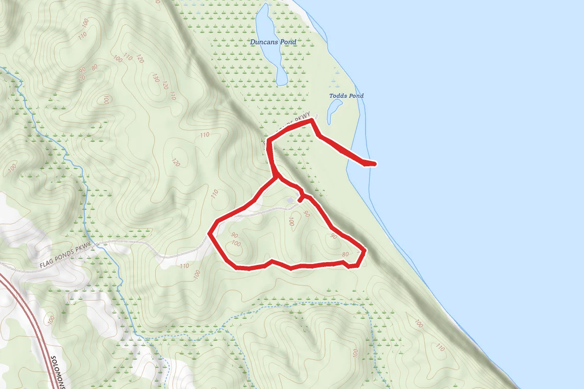 South Ridge Trail and Beach