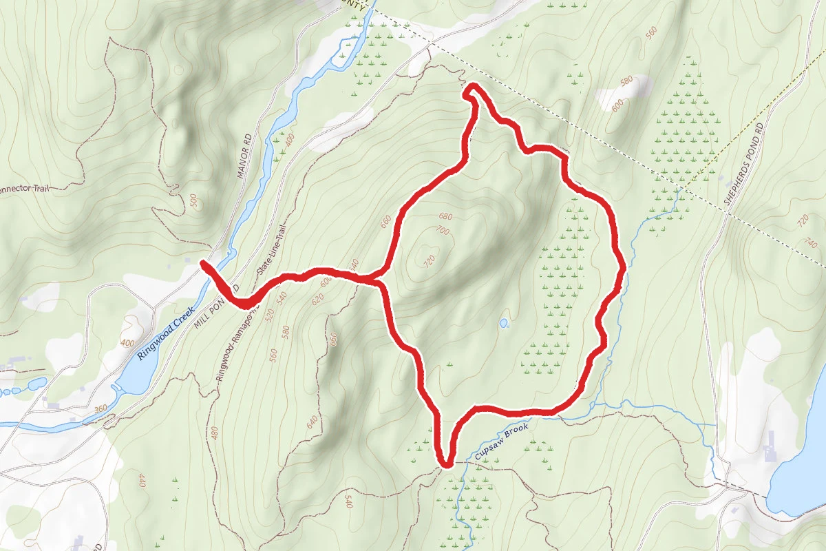 Ringwood State Park Cupsaw Brook Loop