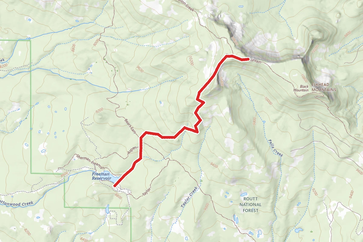 Black Mountain (West Summit) Trail