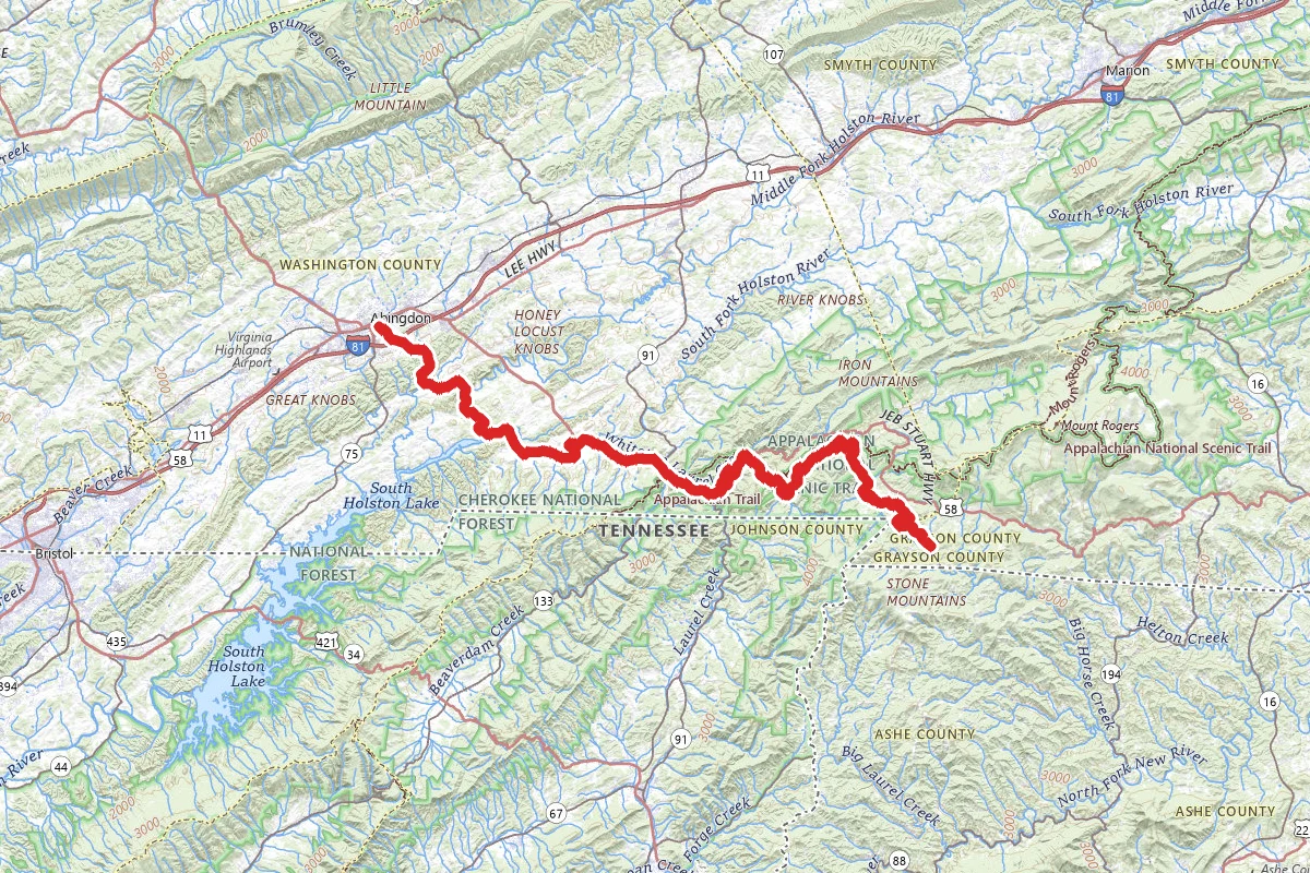 Virginia Creeper National Recreational Trail