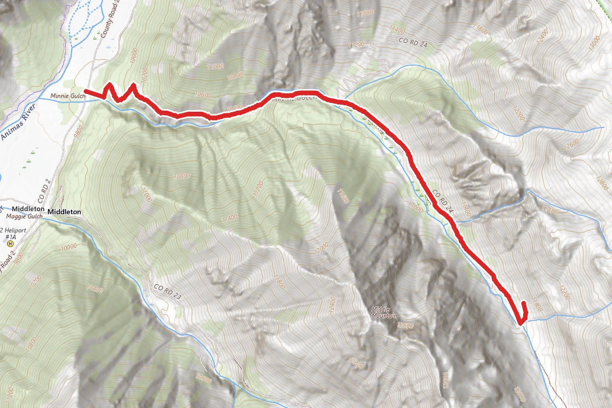 Minnie Gulch OHV Trail