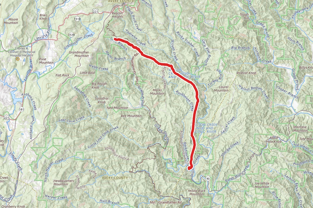 Yancey Ridge Trail