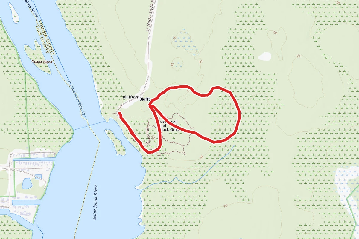 Bluffton Hiking Trail