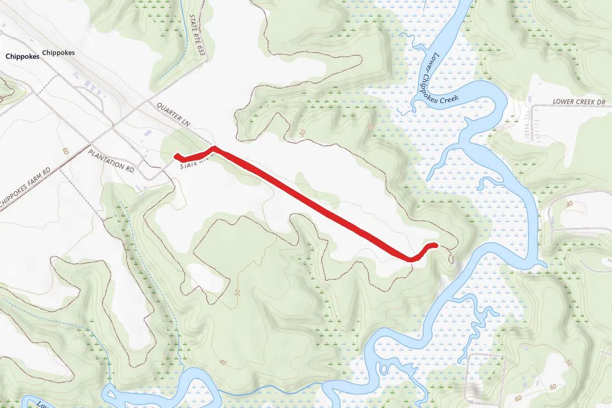 Lower Chippokes Creek Trail