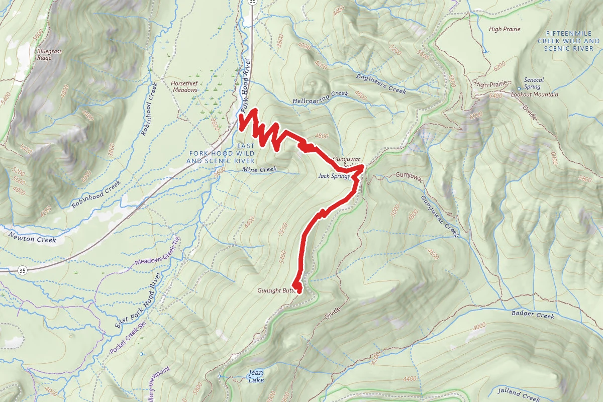Gunsight Butte Trail