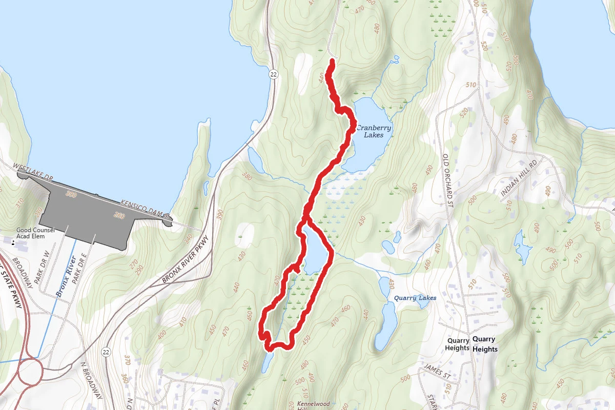 Cranberry Lake to South Pond Loop