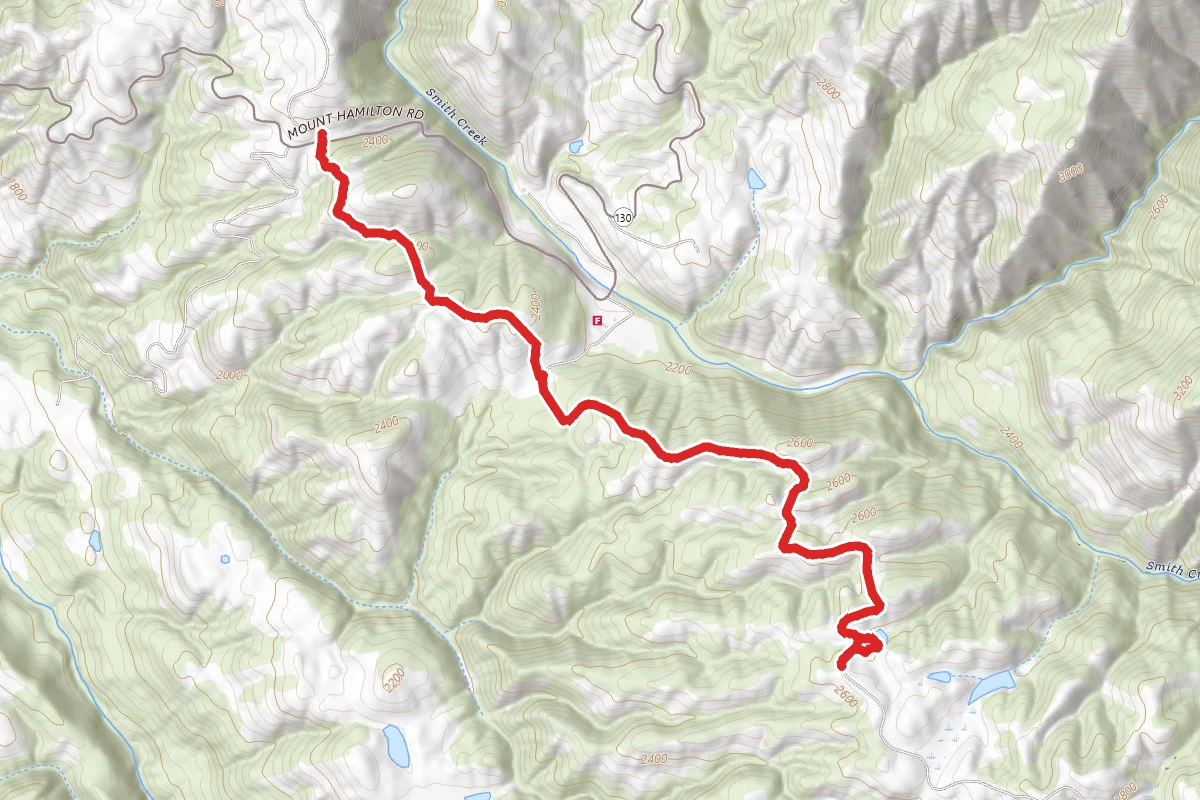 Bonhoff Trail to Manzanita Trail