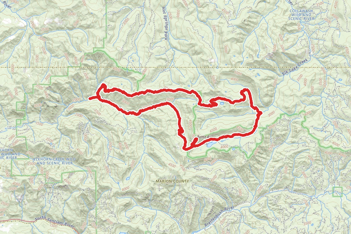 Battle Axe Summit via Whetstone, Twin Lakes, Elk Lake