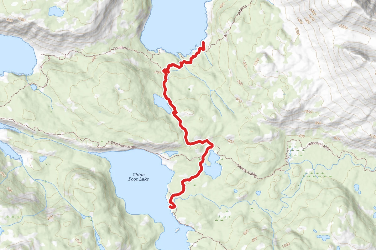China Poot Lake Trail via Halibut Cove Ranger Station