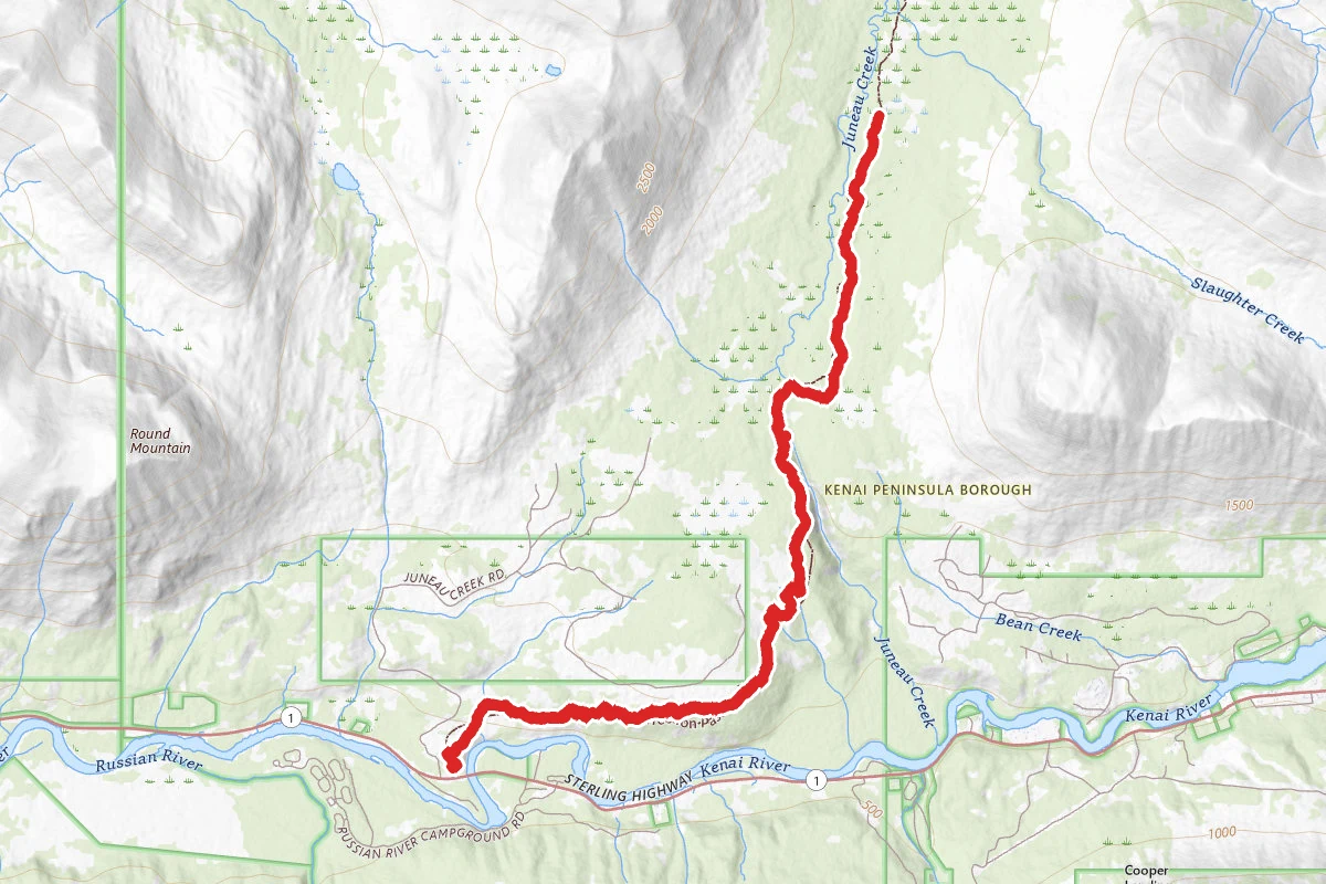Resurrection Falls Trail