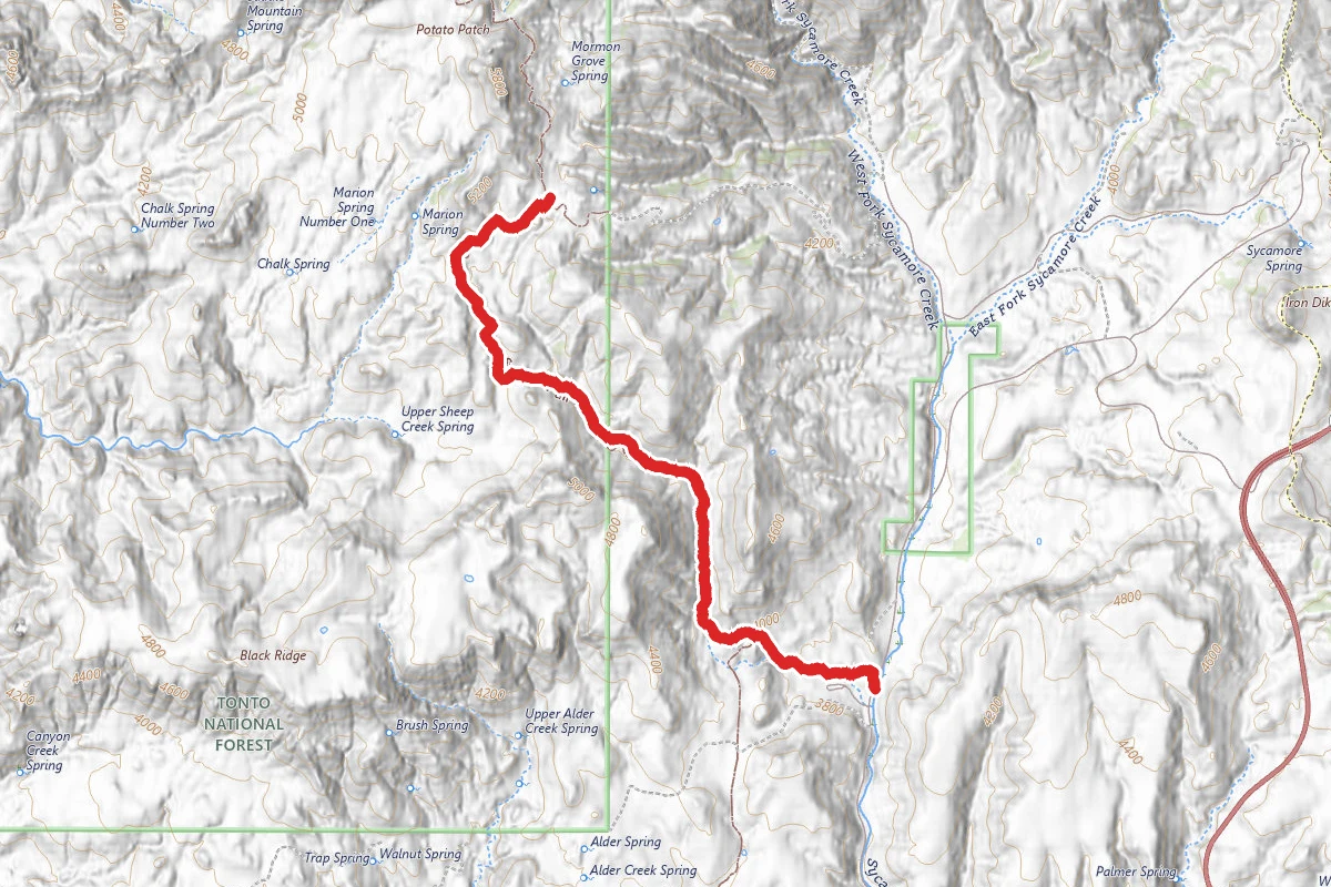Little Saddle Mountain Trail