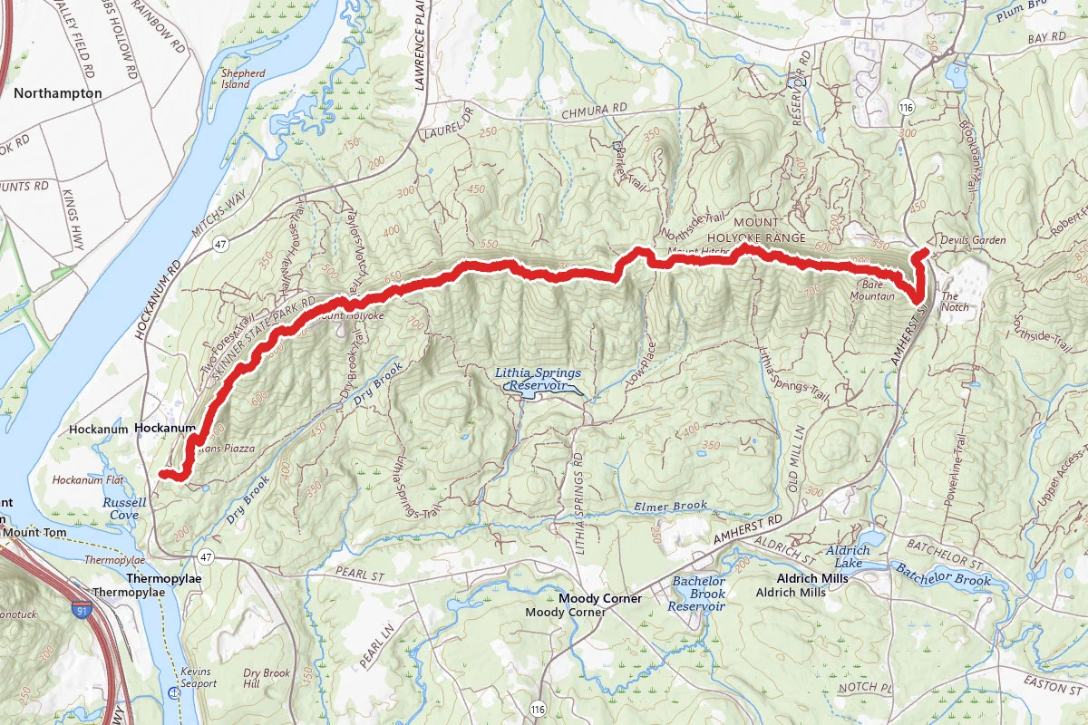 Metacomet-Monadnock Trail-- Section 7