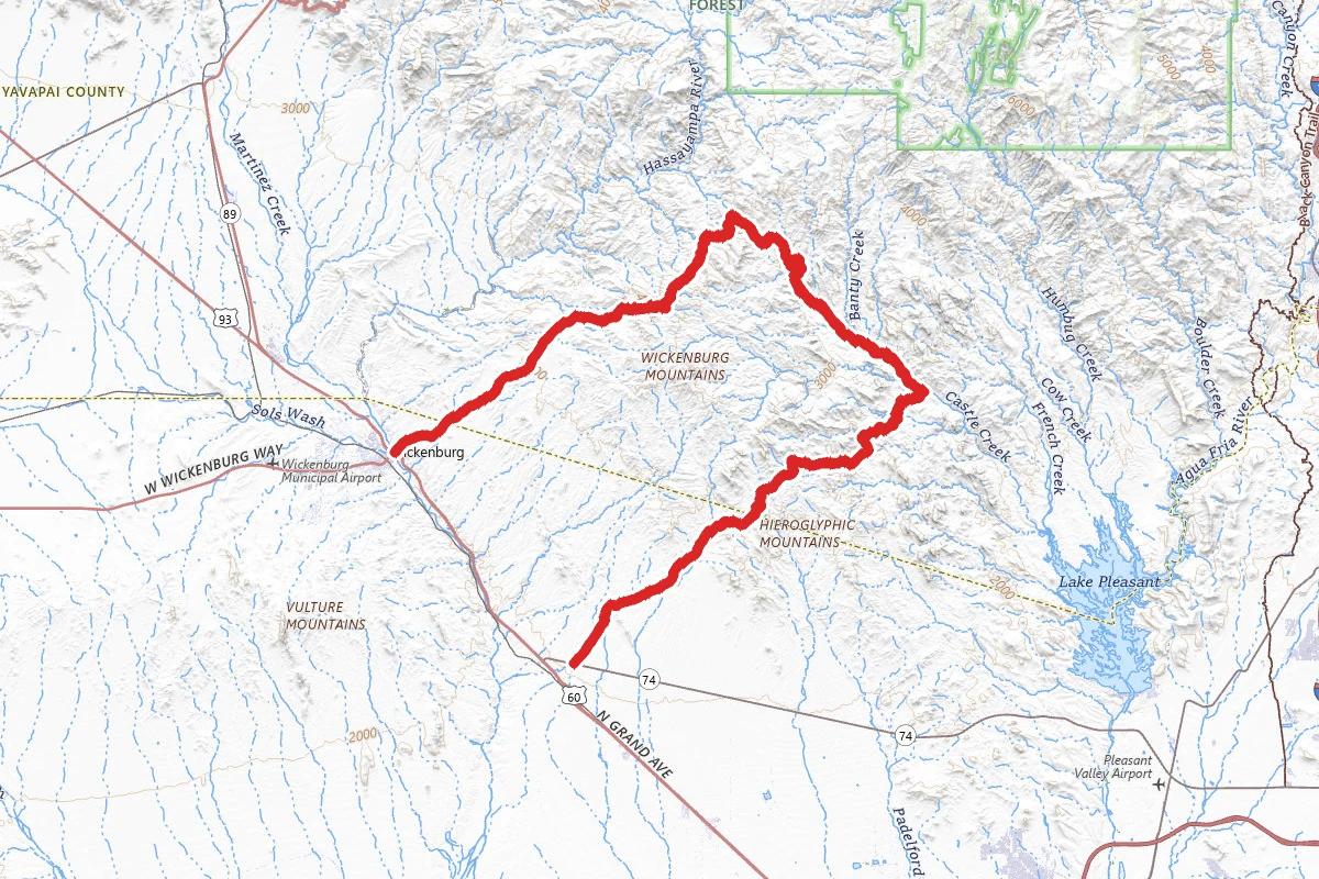 Wickenburg Mountain OHV Trail