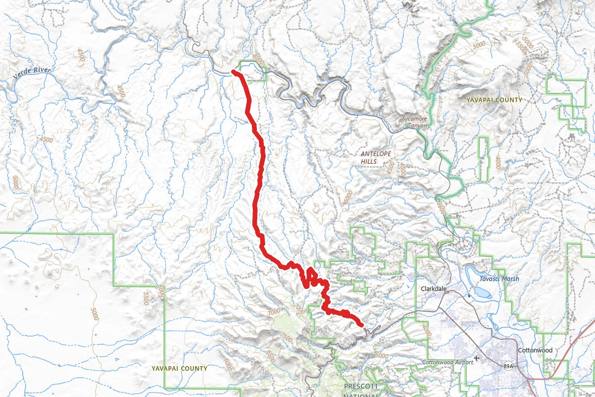 Perkinsville OHV Road