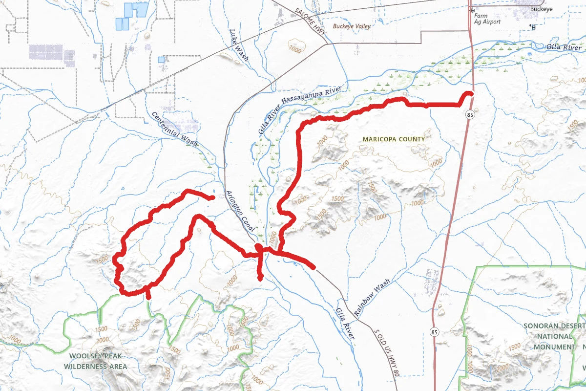 Robbin's Butte, Poison Well Extended OHV Drive