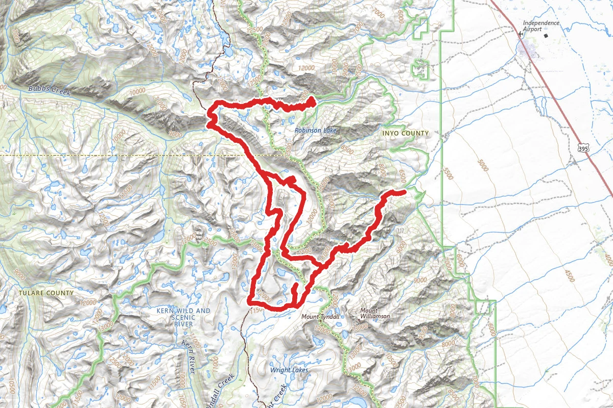 Onion Valley, Kearsarge Pass, Forrester Pass, Shepherds Pass Backpacking Trip