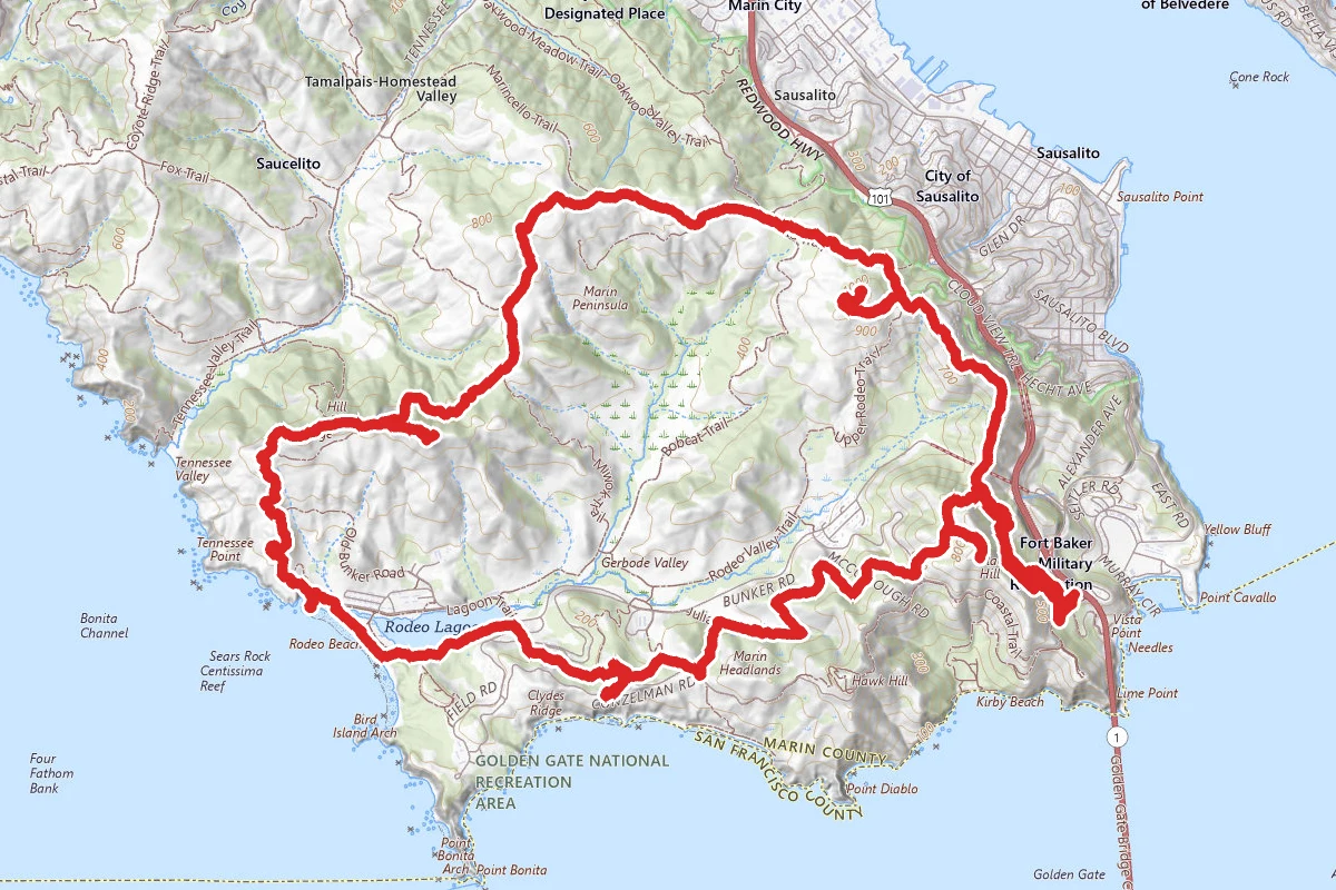 Slacker Hill, Julian, Coastal, Miwok, SCA Trail Loop
