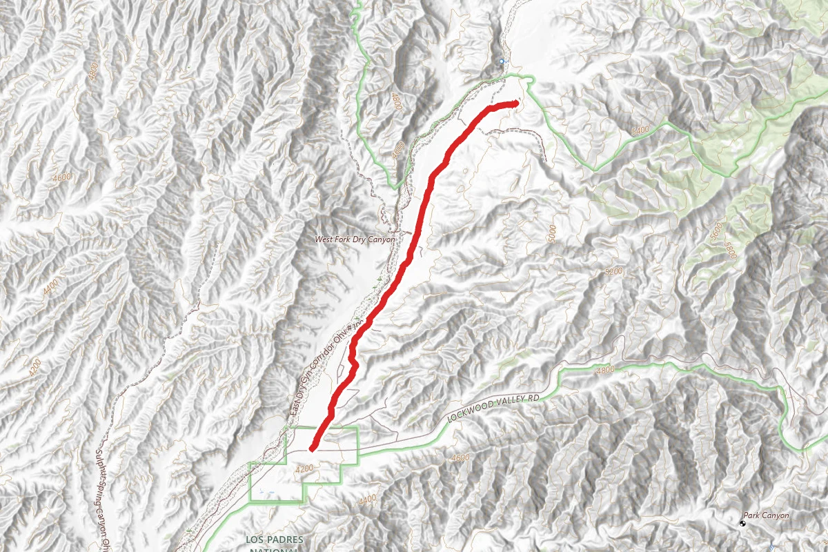 Dry Canyon OHV Road