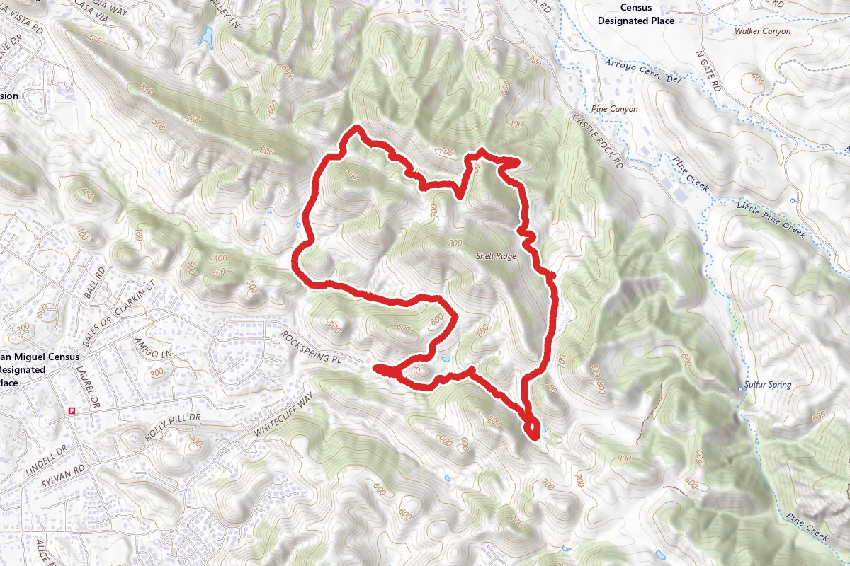 Hanna Grove Trail, Briones to Mount Diablo Regional Trail, and Borges Ranch Trail Loop
