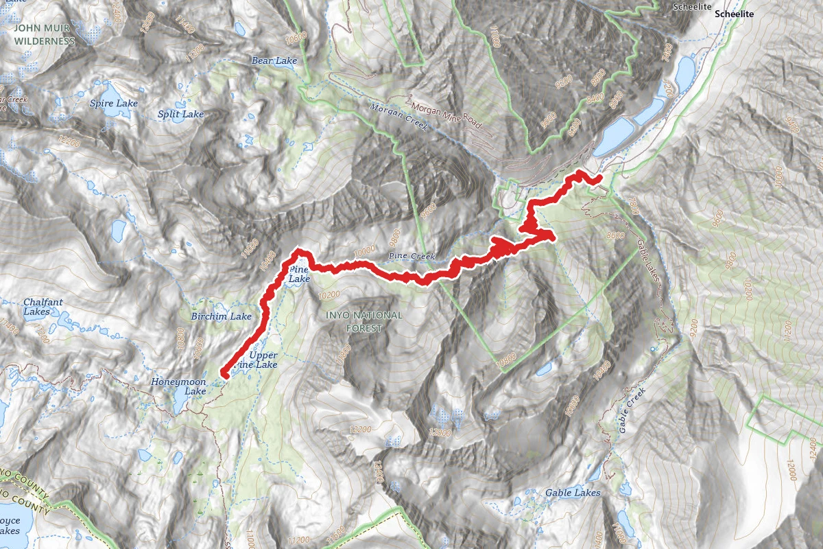 Upper Pine Lake via Italy Pass