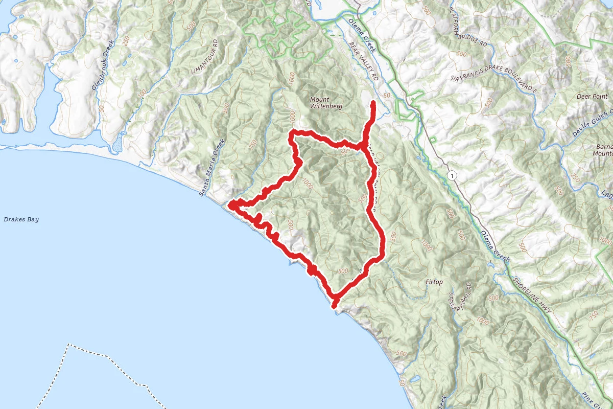 Valley, Woodward, Coast, Sky, Meadow Loop Trail