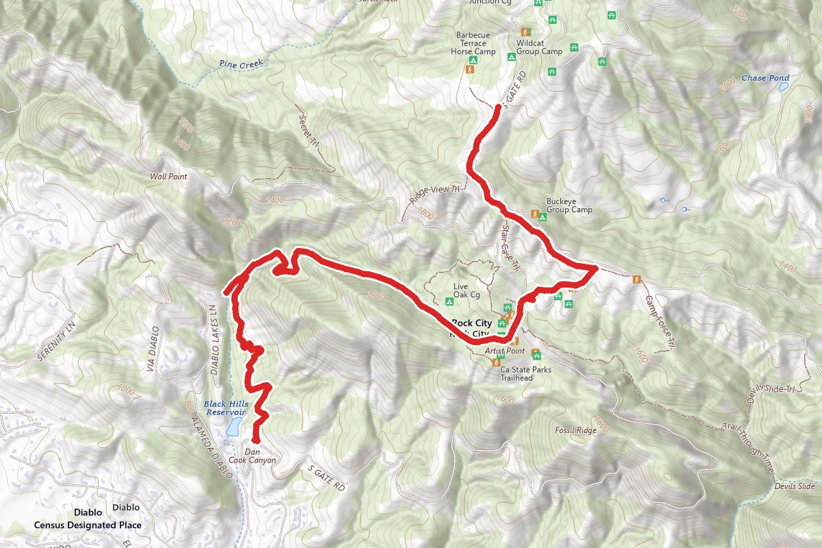 Mt Diablo Summit Trail