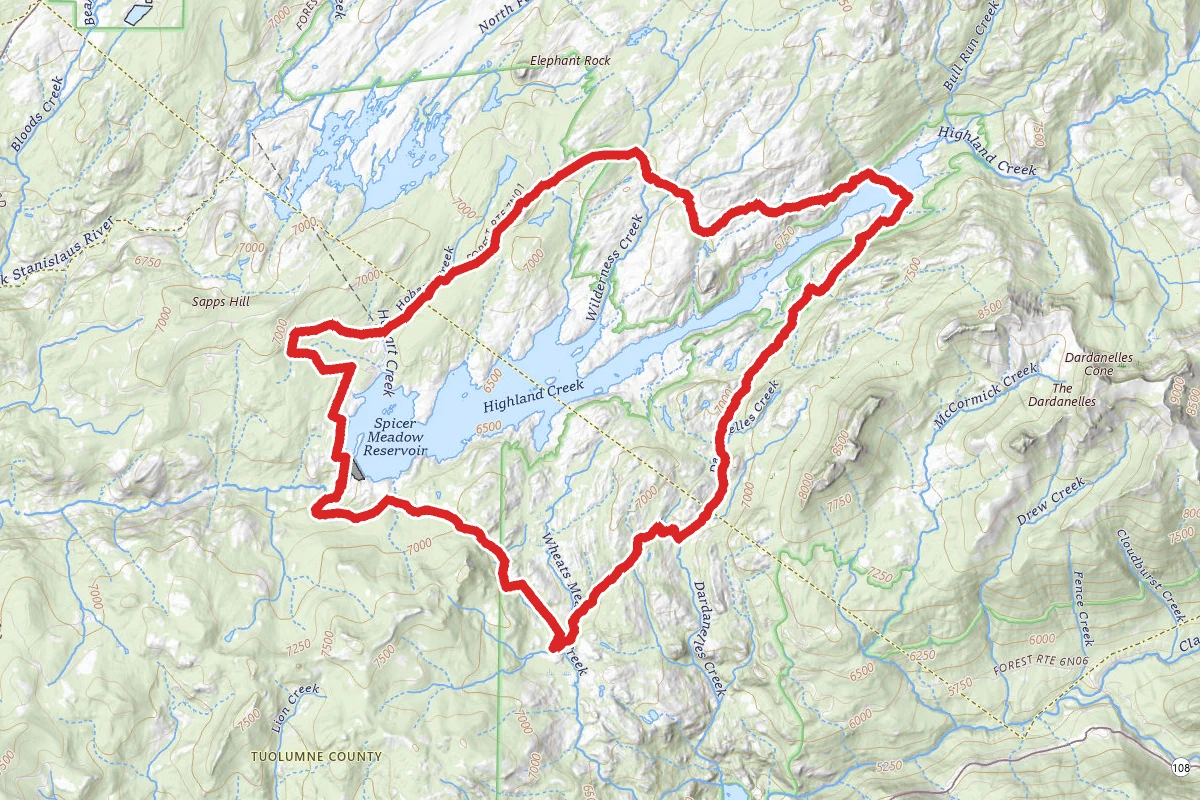 Spicer Reservoir Trail