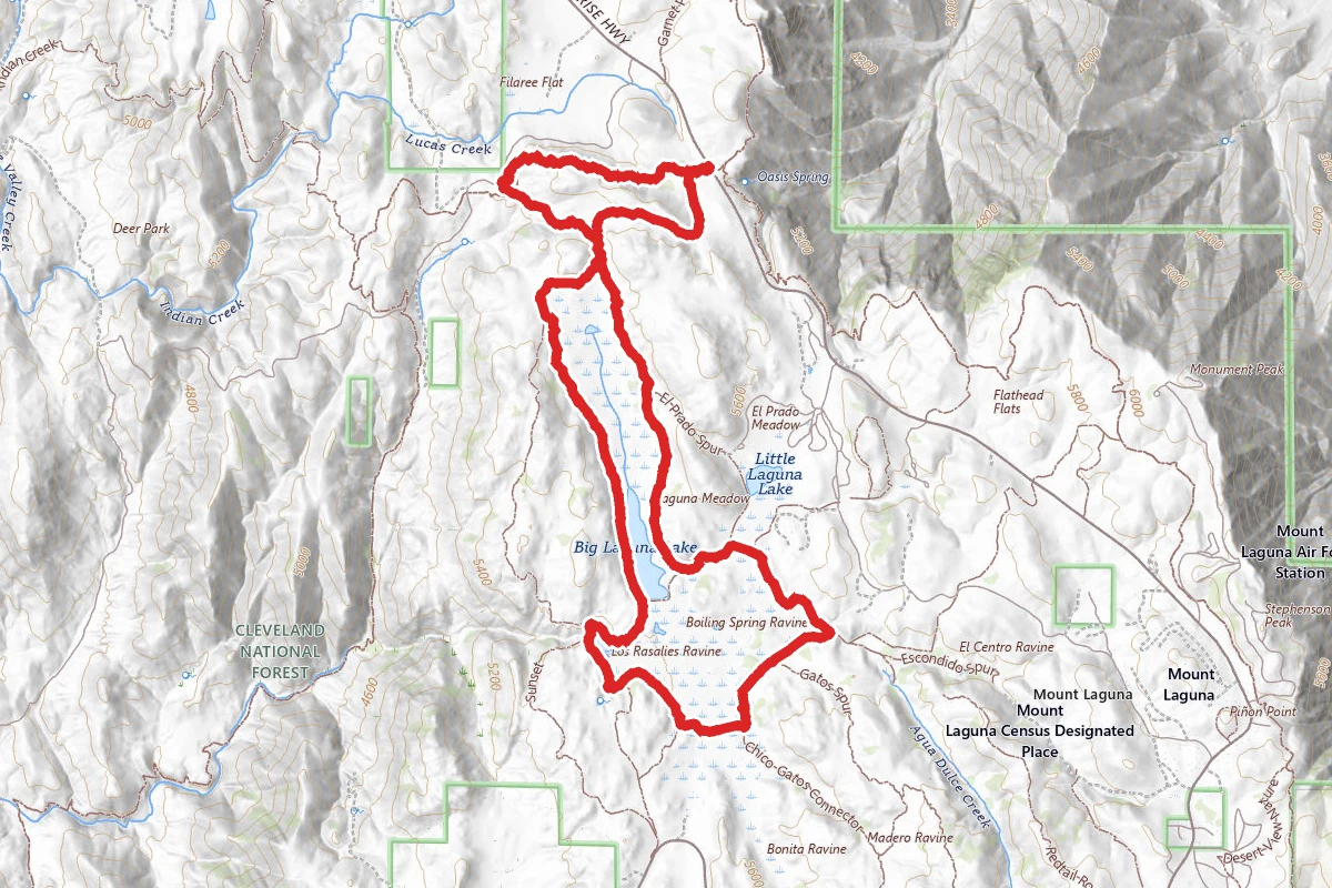Noble Canyon and Big Laguna Trail Loop