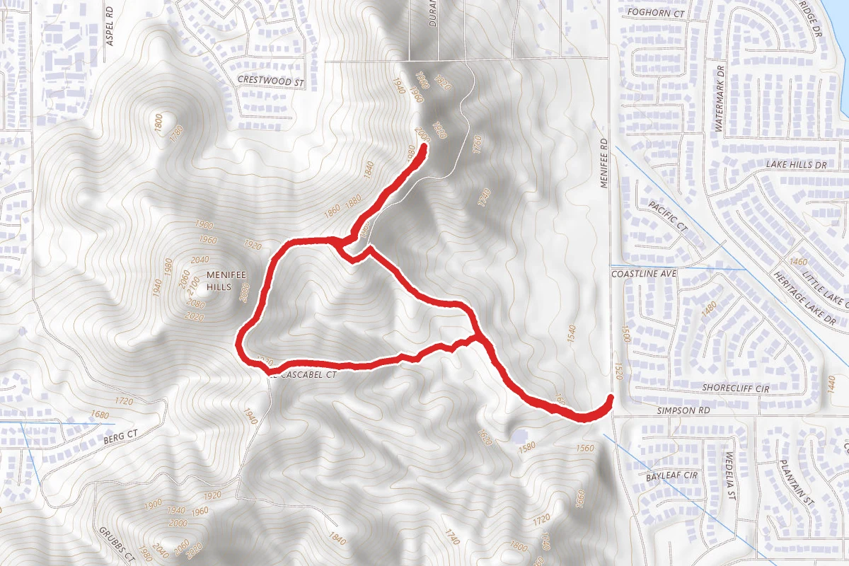 Menifee Mountain Trail