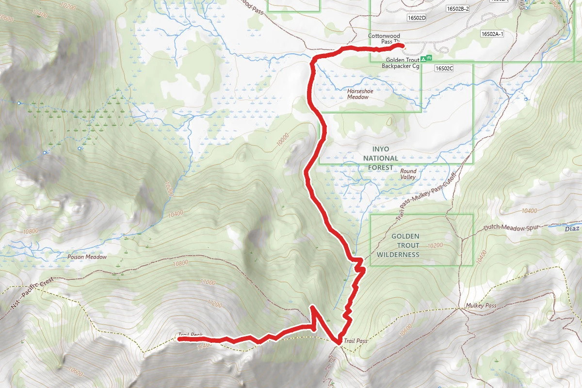 Trail Peak via Trail Pass Trail