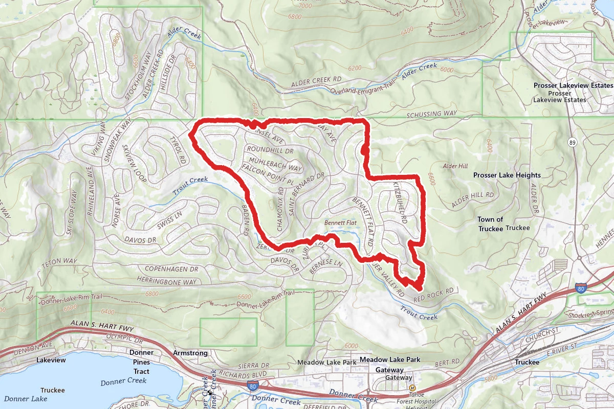 East Perimeter and North Nature Loop