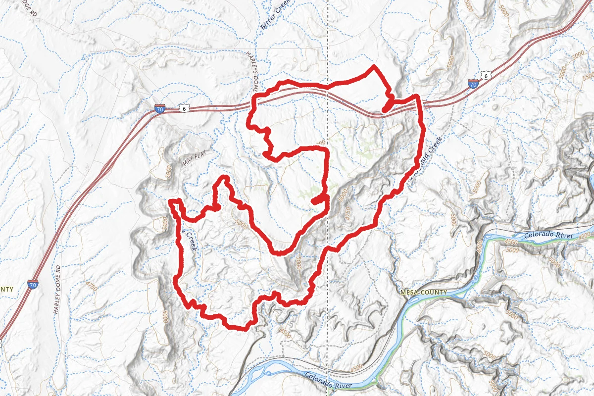 Rabbit Valley To Zions Curtain OHV Trail