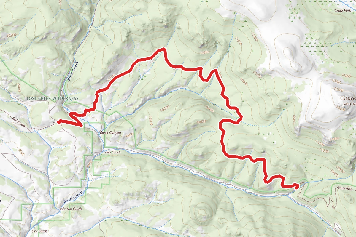 Black Canyon via Colorado Trail