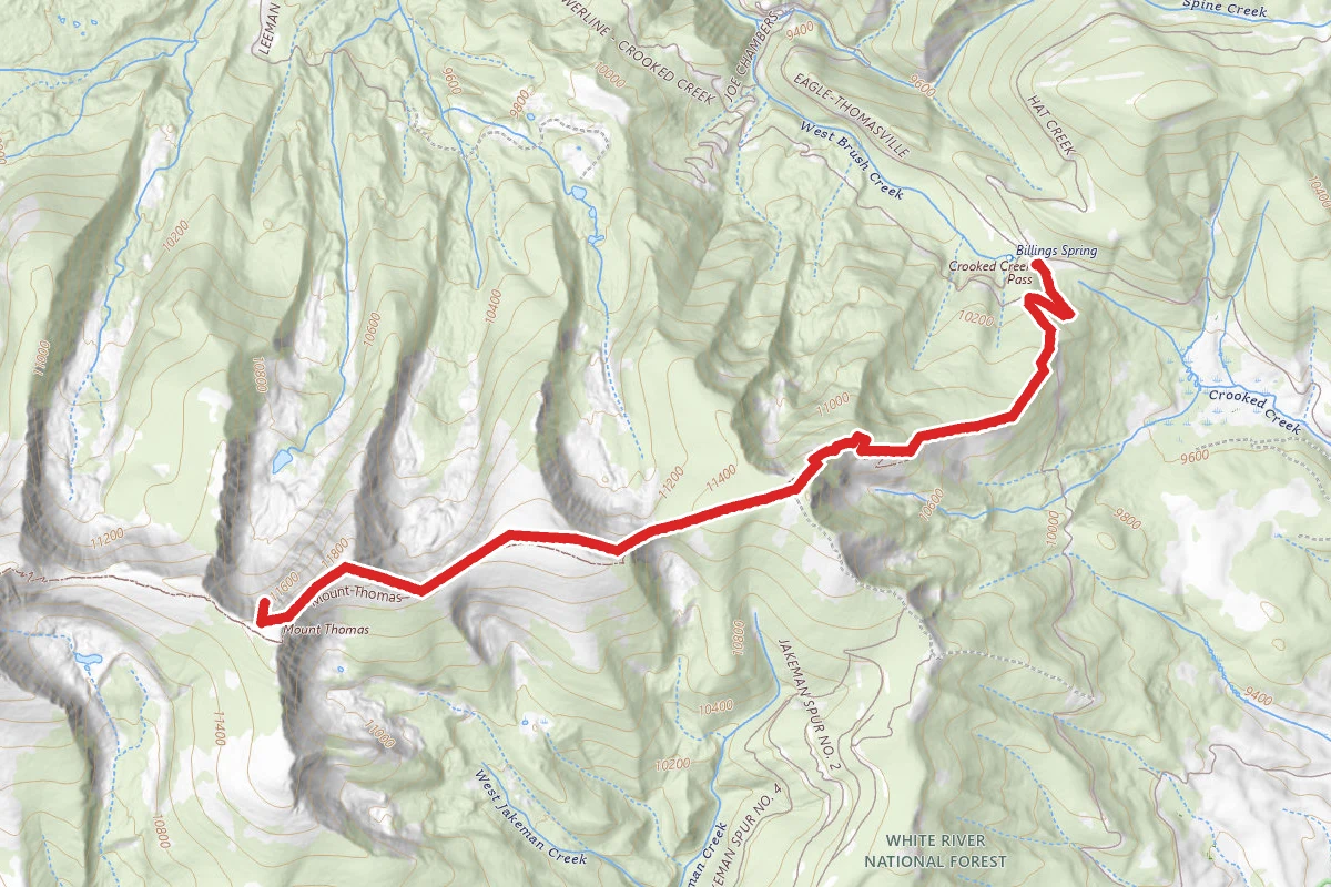 Mount Thomas Summit Trail