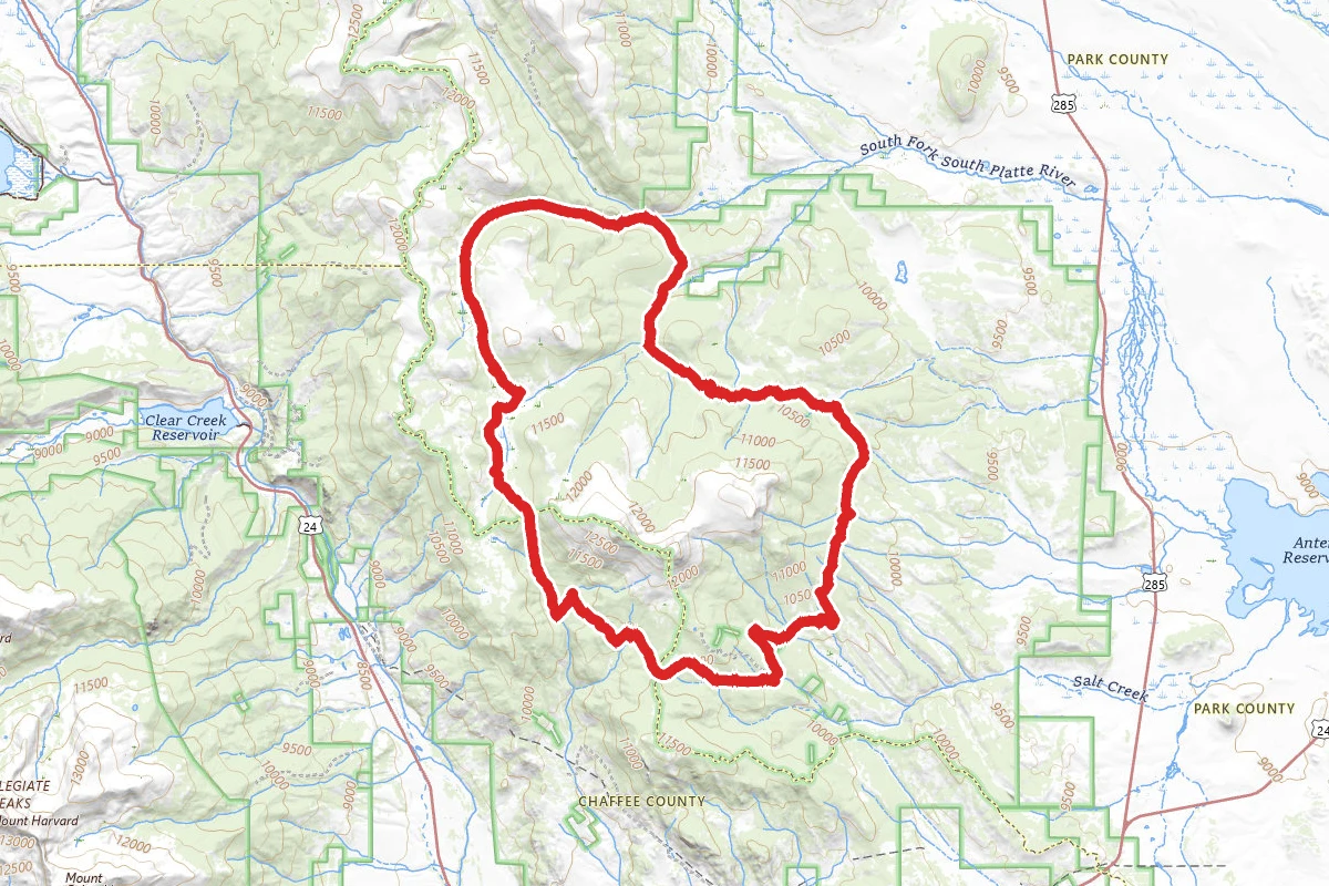 Buffalo Peaks and Salt Creek Trail Loop