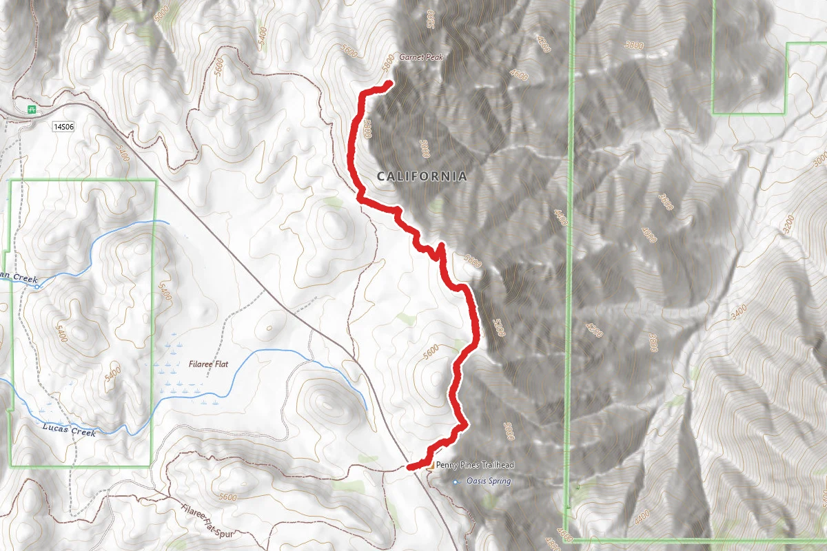 Garnet Peak via PCT