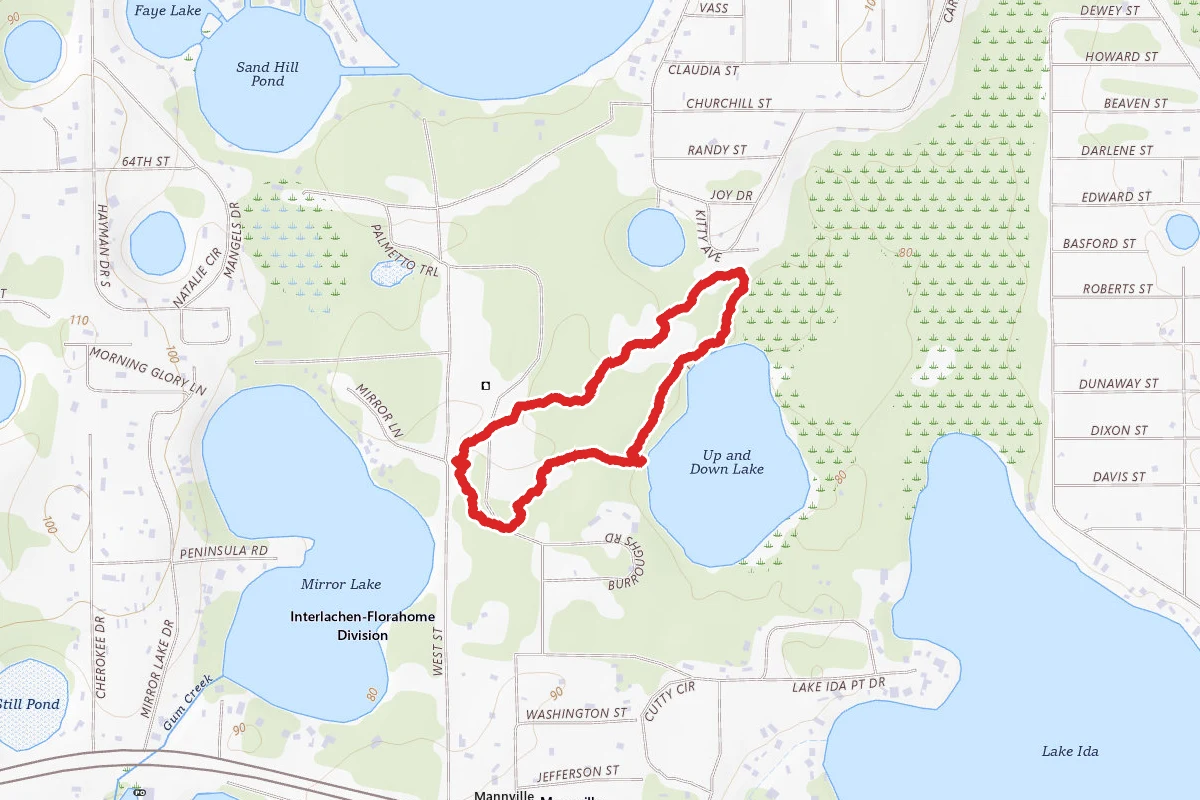 Up and Down Lake via Carl Duval Trail