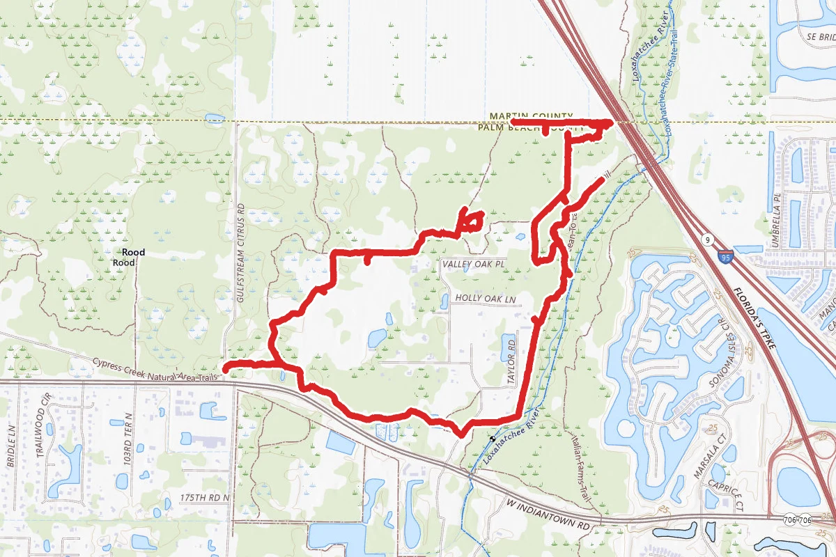 OTL Trail and Cypress Creek East Loop