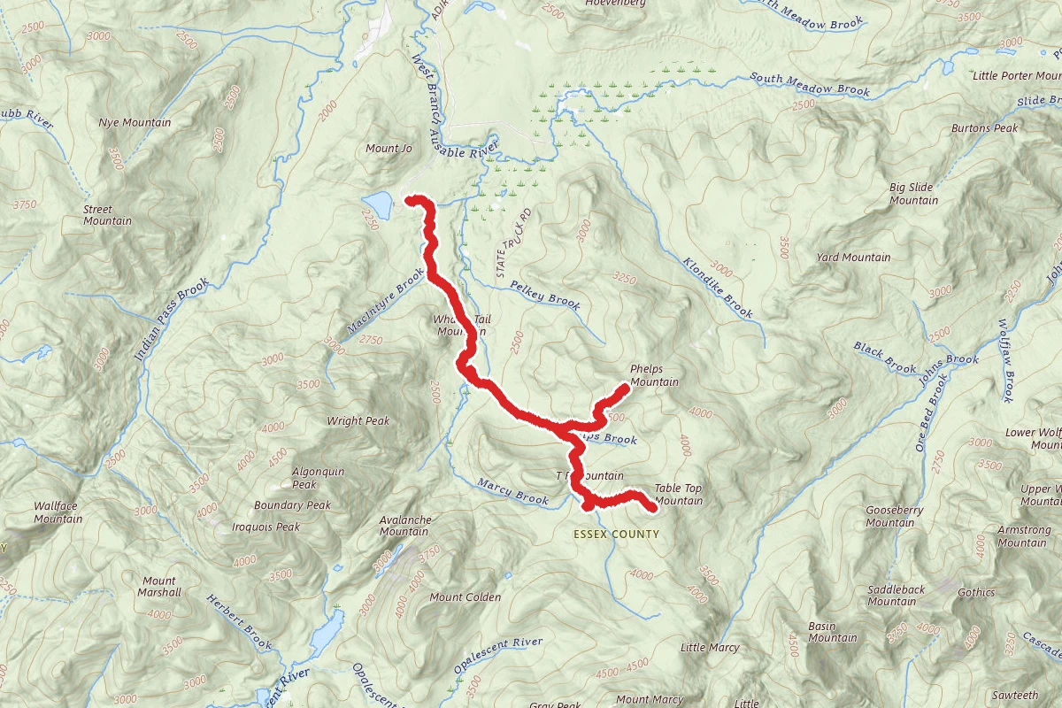 Phelps and Tabletop Mountains Trail