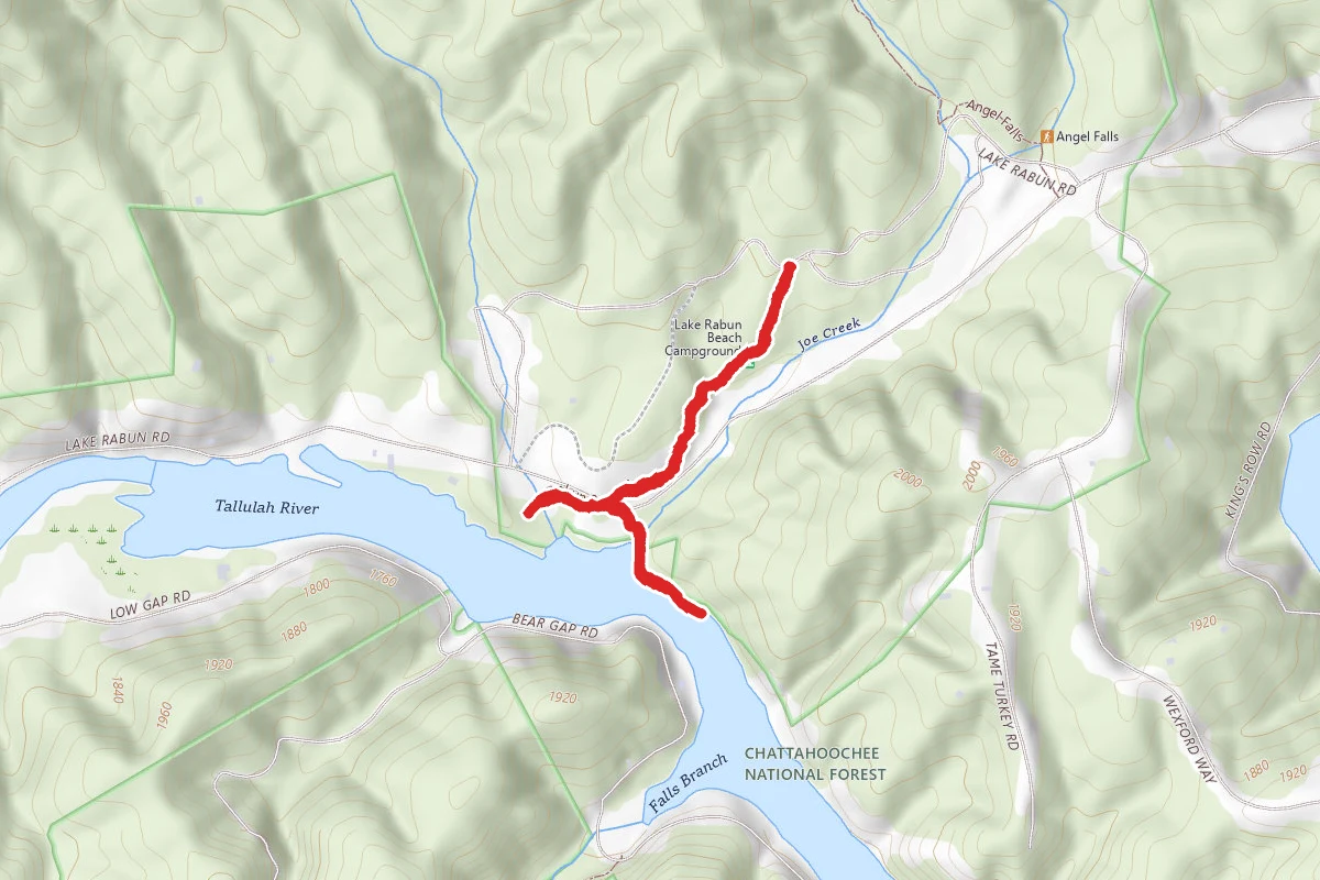 Rabun Beach Access Trail